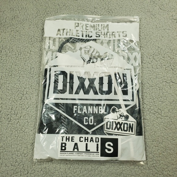 DIXXON‎ The Chad Bali Swim Trunks Mens Small 29" Black Palm Tree Hybrid Shorts - Picture 11 of 12